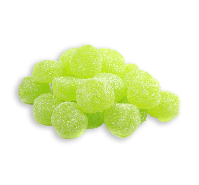 Gustaf's VEGAN Sour Apple Buttons, 1/4-lb. bag