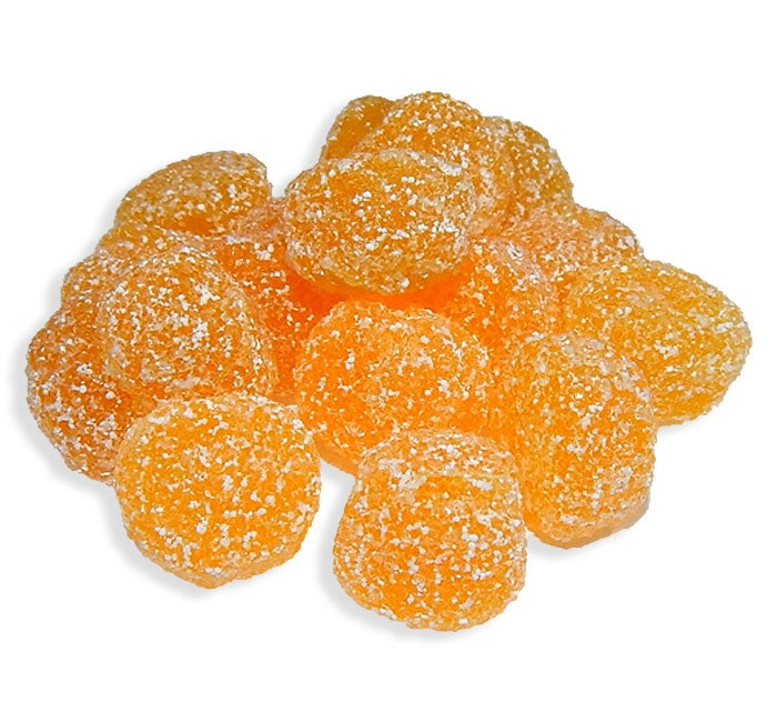 Gustaf's VEGAN Sour Peach Buttons, 1/4-lb. bag