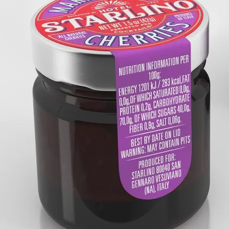 Hotel Starlino Mini Italian Maraschino Cherries 42g