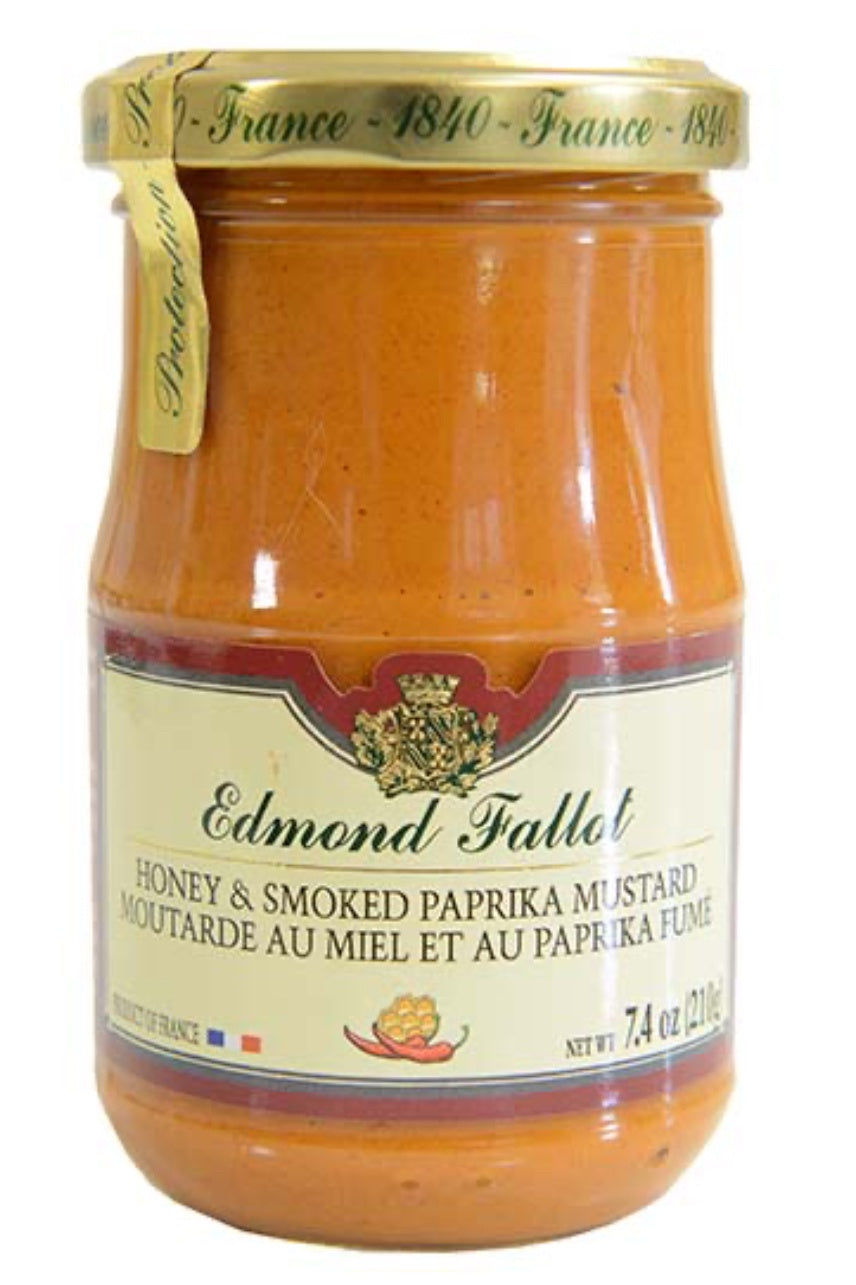 Edmond Fallot Smoked Paprika & Honey Dijon Mustard, 7.4 oz.