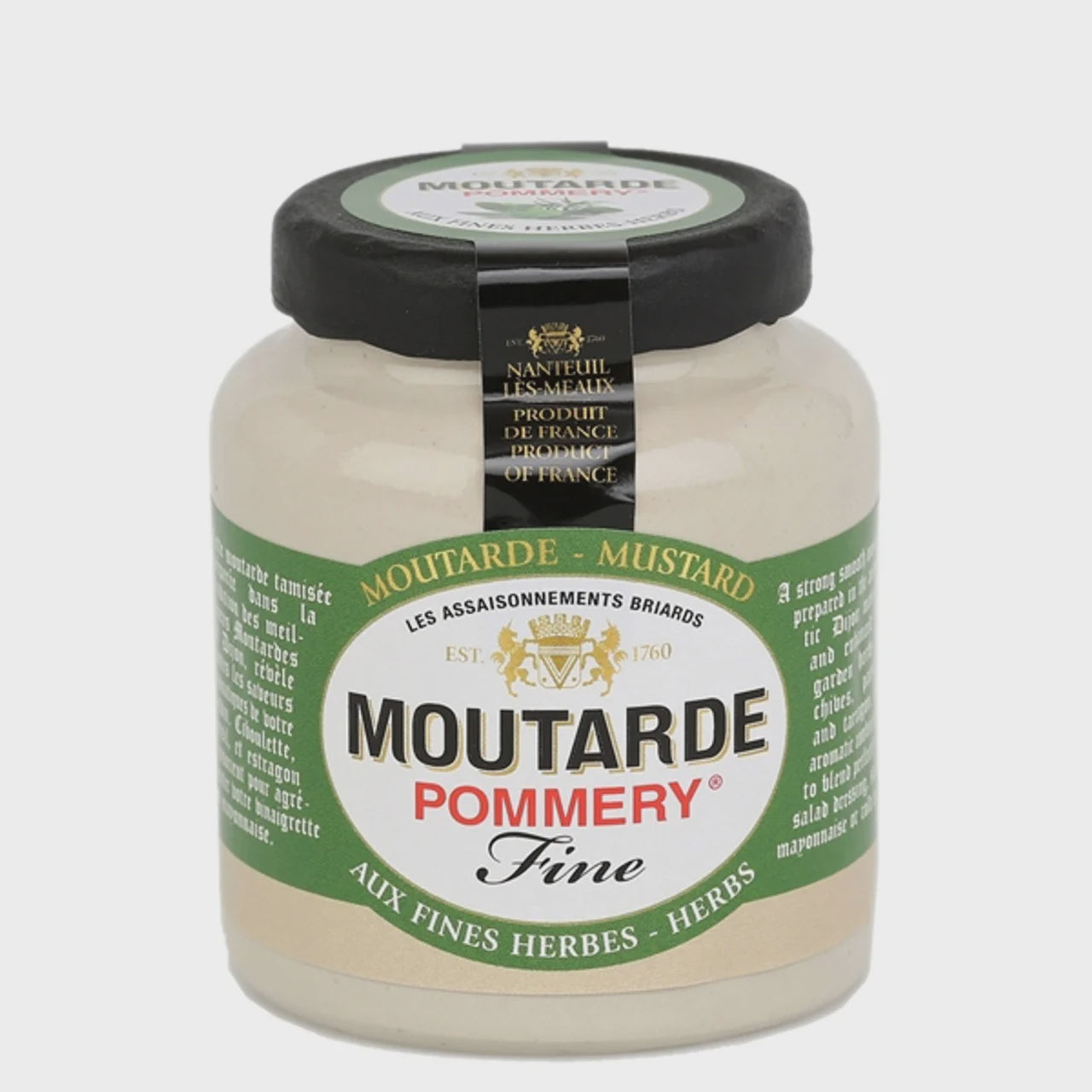 Pommery Mustard w/ fine herbs, 100g
