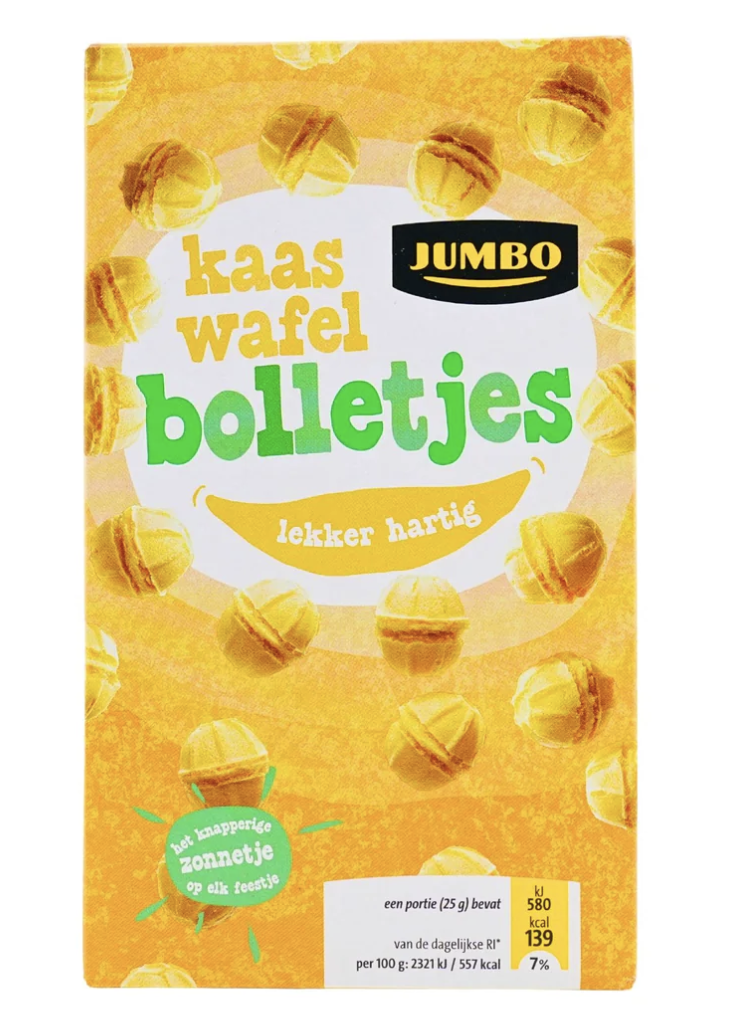 Jumbo Crispy Cheese Waffle Balls, 3.5 oz