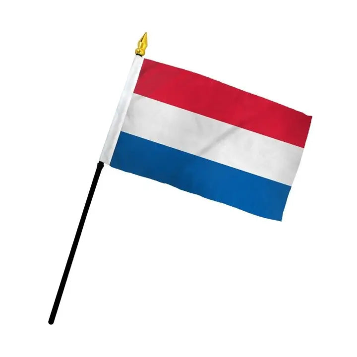 The Netherlands Flag, 4" x 6"