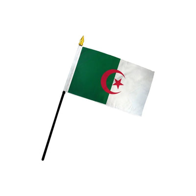 Algerian Stick Flag, 4"x6"