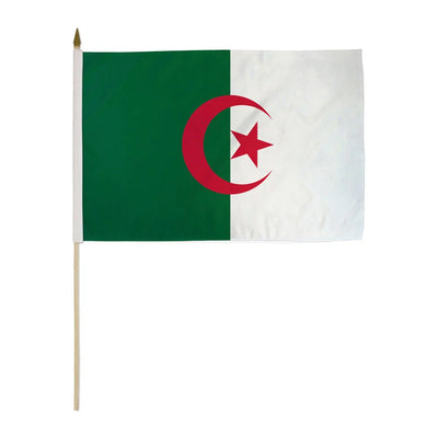 Algerian Stick Flag, 12"x18"