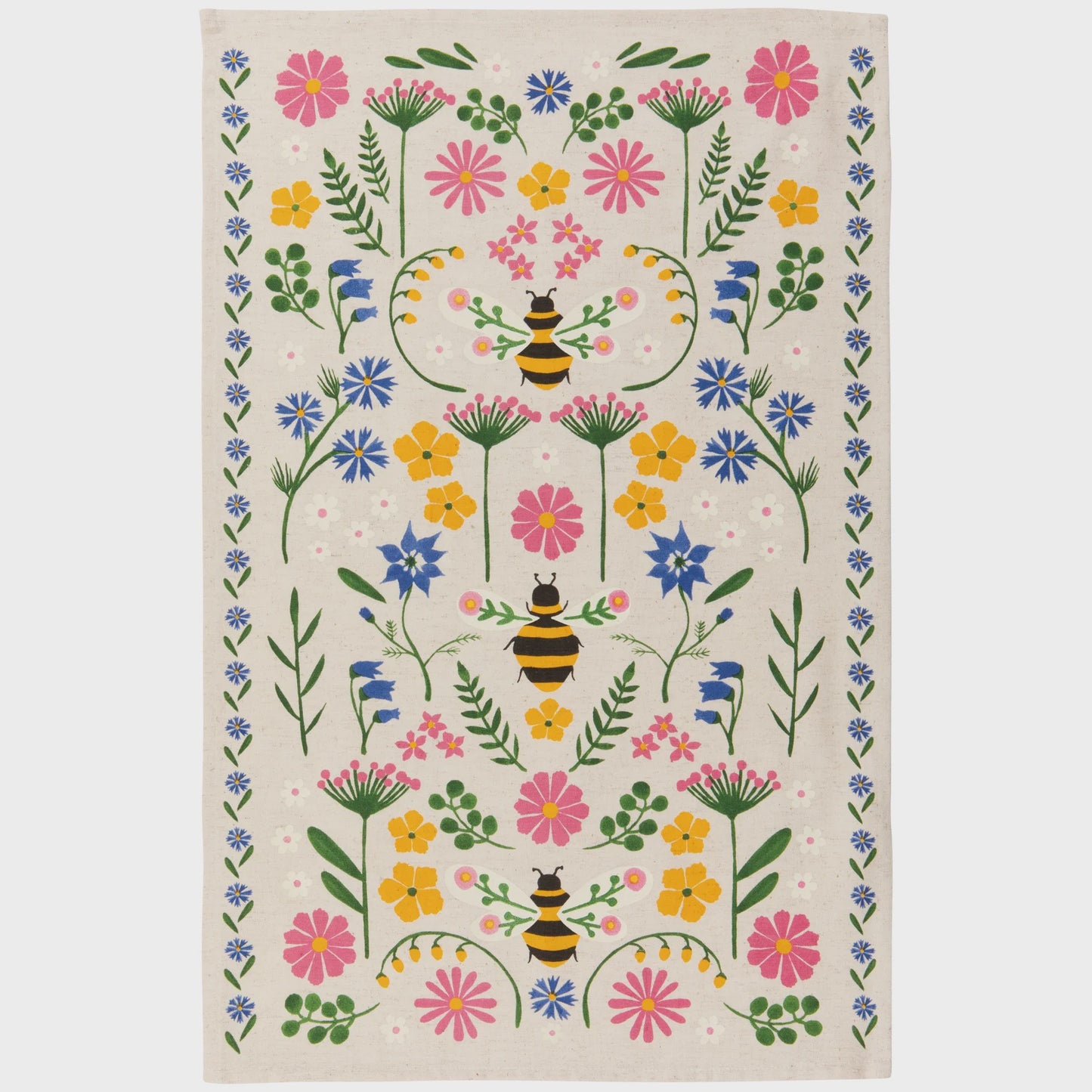 Bee Garden Printed Towel