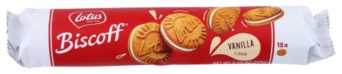 Biscoff Vanilla Cream Sandwich Cookies, 5.29 oz.