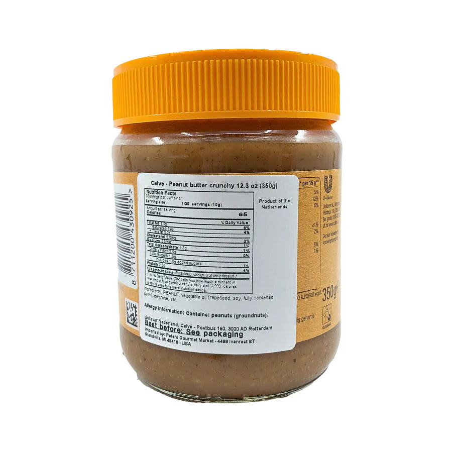 Calve Crunchy Peanut Butter, 12.3 oz