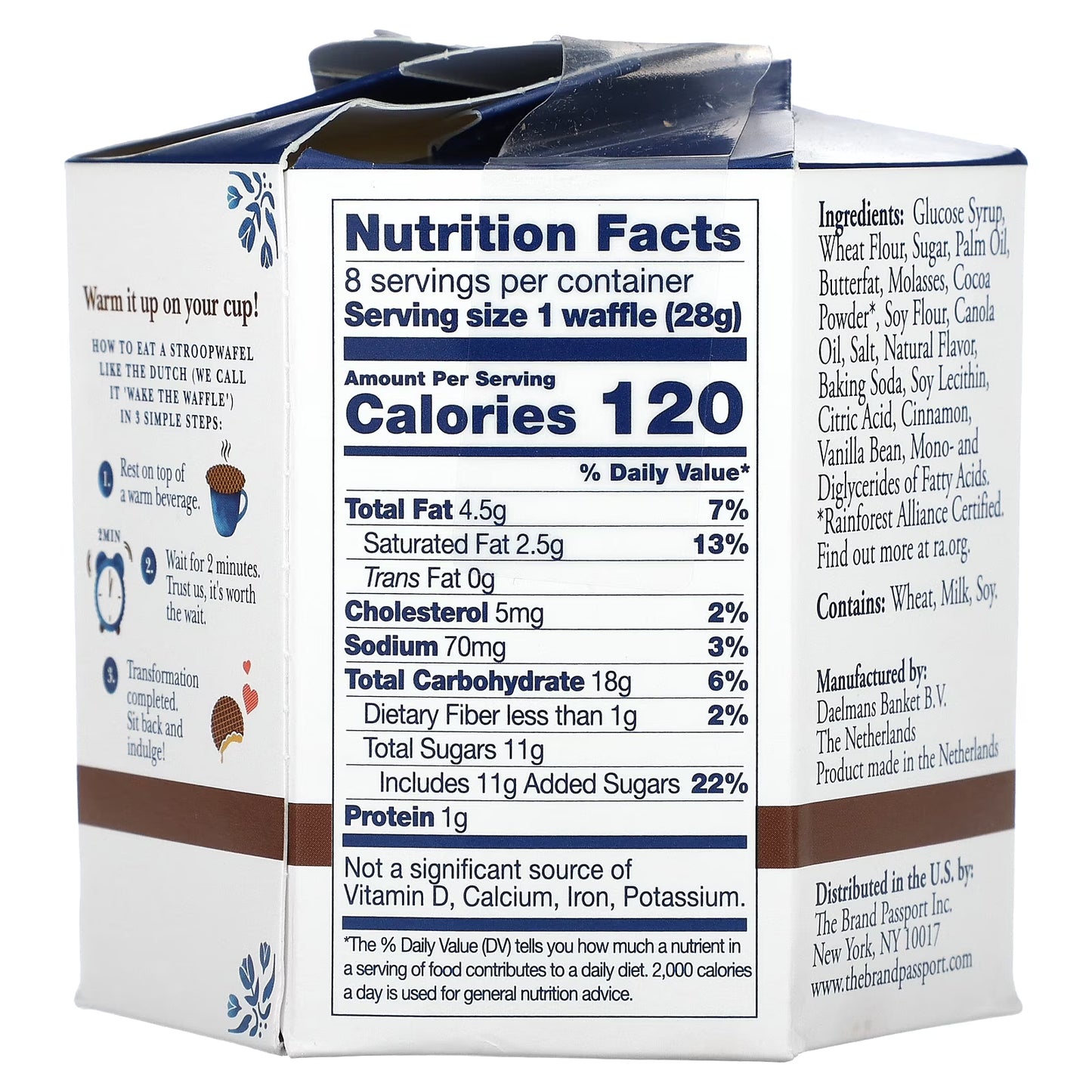 Daelmans Chocolate Caramel Stroopwafels, 7.90 oz.