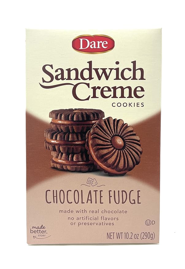 Dare Fudge Chocolate Crème Cookies