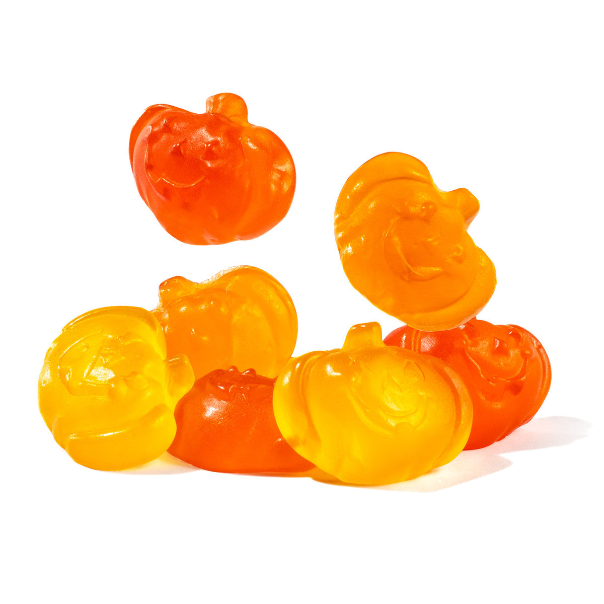 Albanese Fall Gummi Pumpkins (Orange, Lemon & Wild Cherry), 1/4-lb. bag