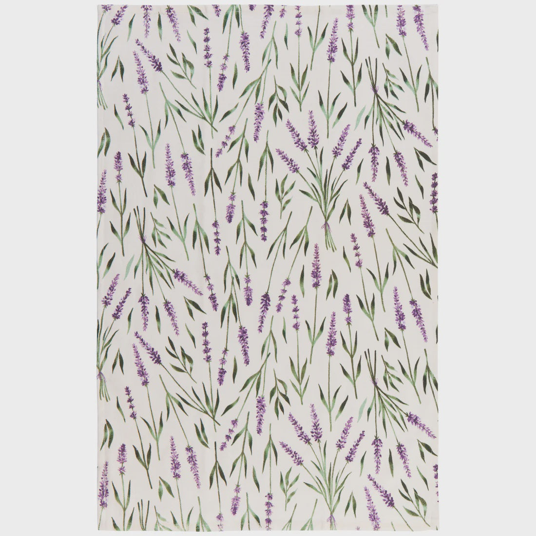 Lavender Print Terry Dishtowel
