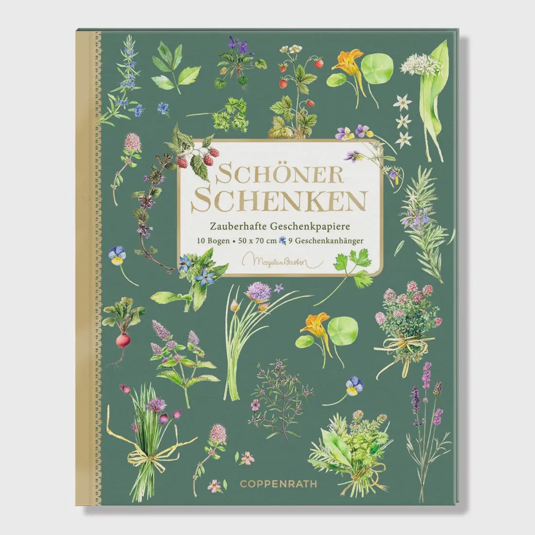 Marjolein Bastin Herb & Flowers Wrapping Paper Book
