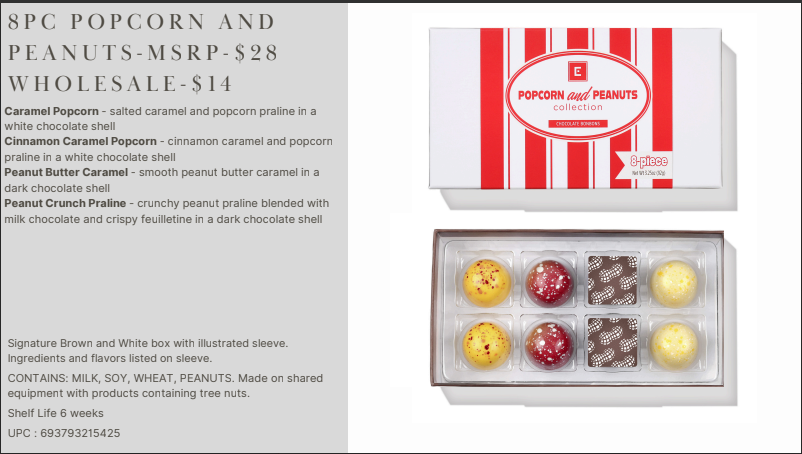 Christopher Elbow 8pc Popcorn & Peanuts Collection