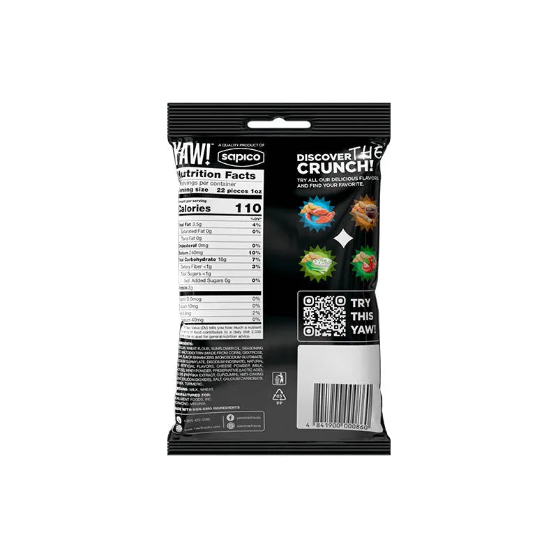 YAW! Cheese Flavored Baked Baguette Bites, 2 oz.