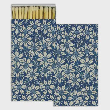 Blue Daisies Match Box