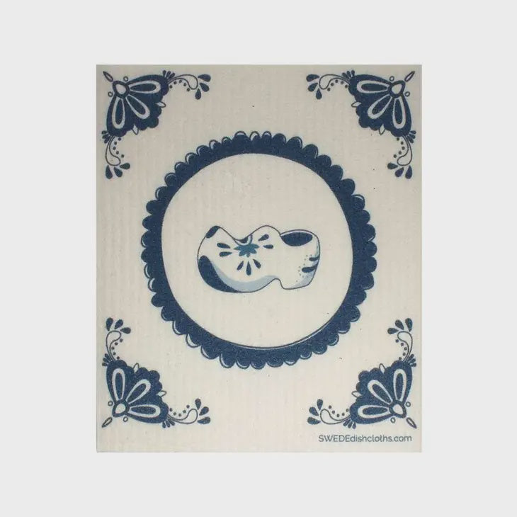 Dutch Wooden Shoe Swedish Cellulose Dishcloth