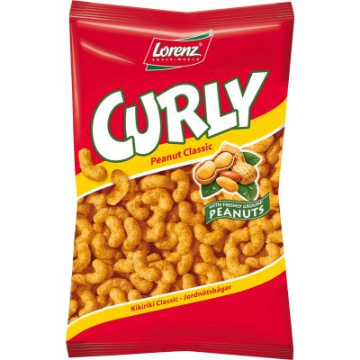 Curly Peanut Puffed Corn Snack