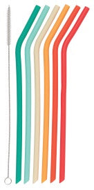Cheer Reusable Straws, Set of 6