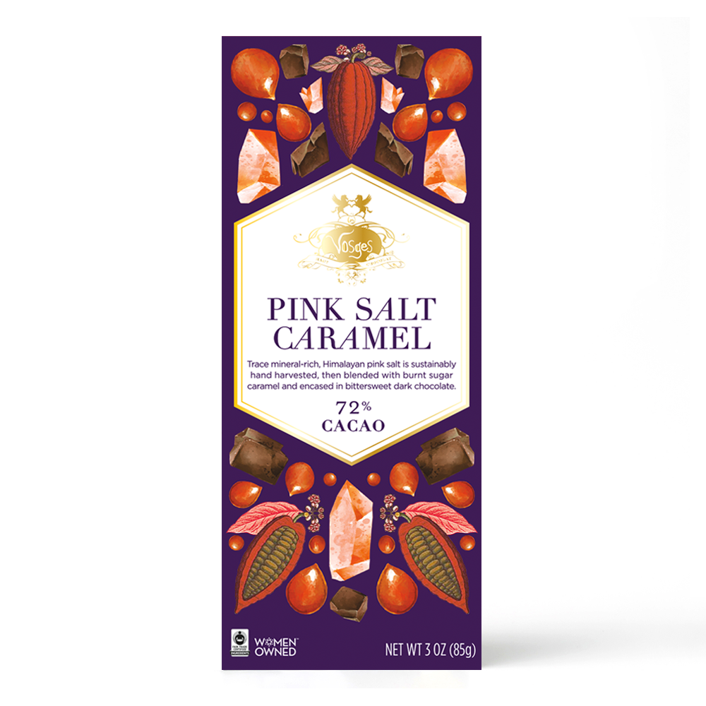 Vosges Pink Himalayan Salt & Caramel Bar