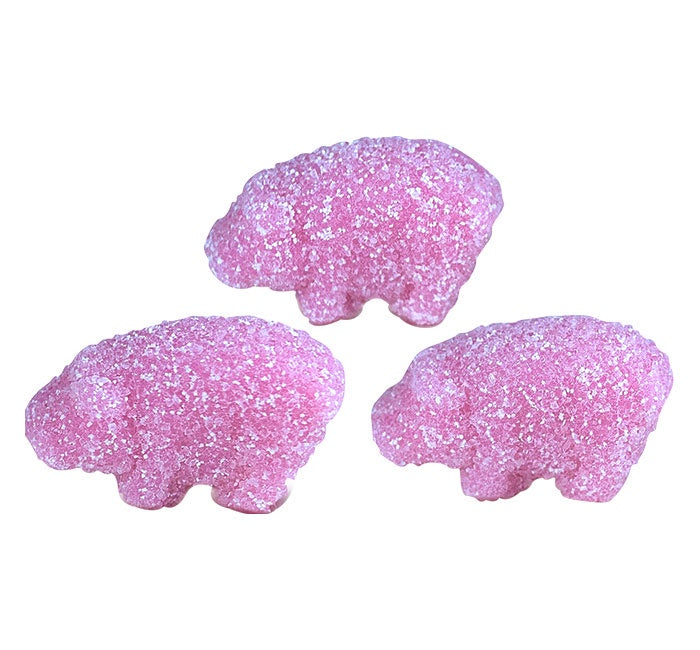 Gustaf's Sour Gummi Pink Piglets, 1/4-lb. bag