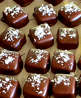 Paul's Twice-Dipped Dark Chocolate Espresso Sea Salt Caramels