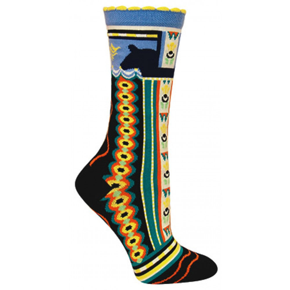 Ozone Dala Horse Sock, Black