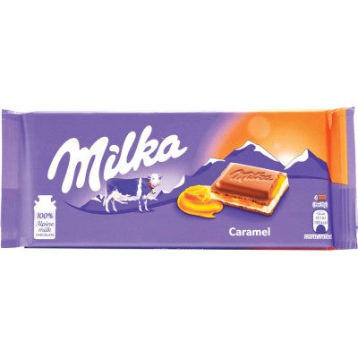 Milka Caramel Chocolate Bar