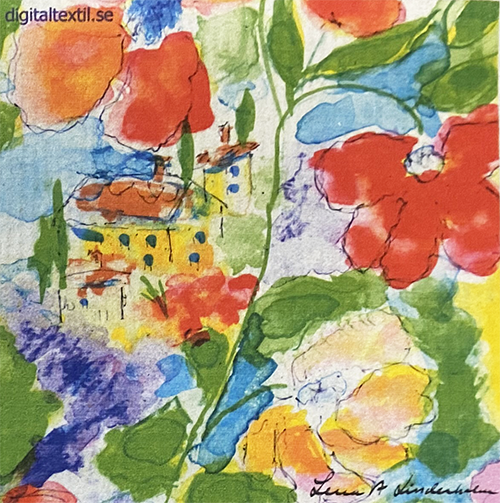 House in Provence Swedish Cellulose Dishcloth