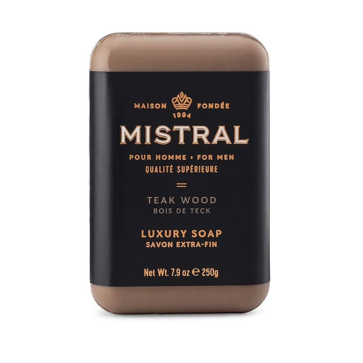 Teak Wood Men's Soap 250g