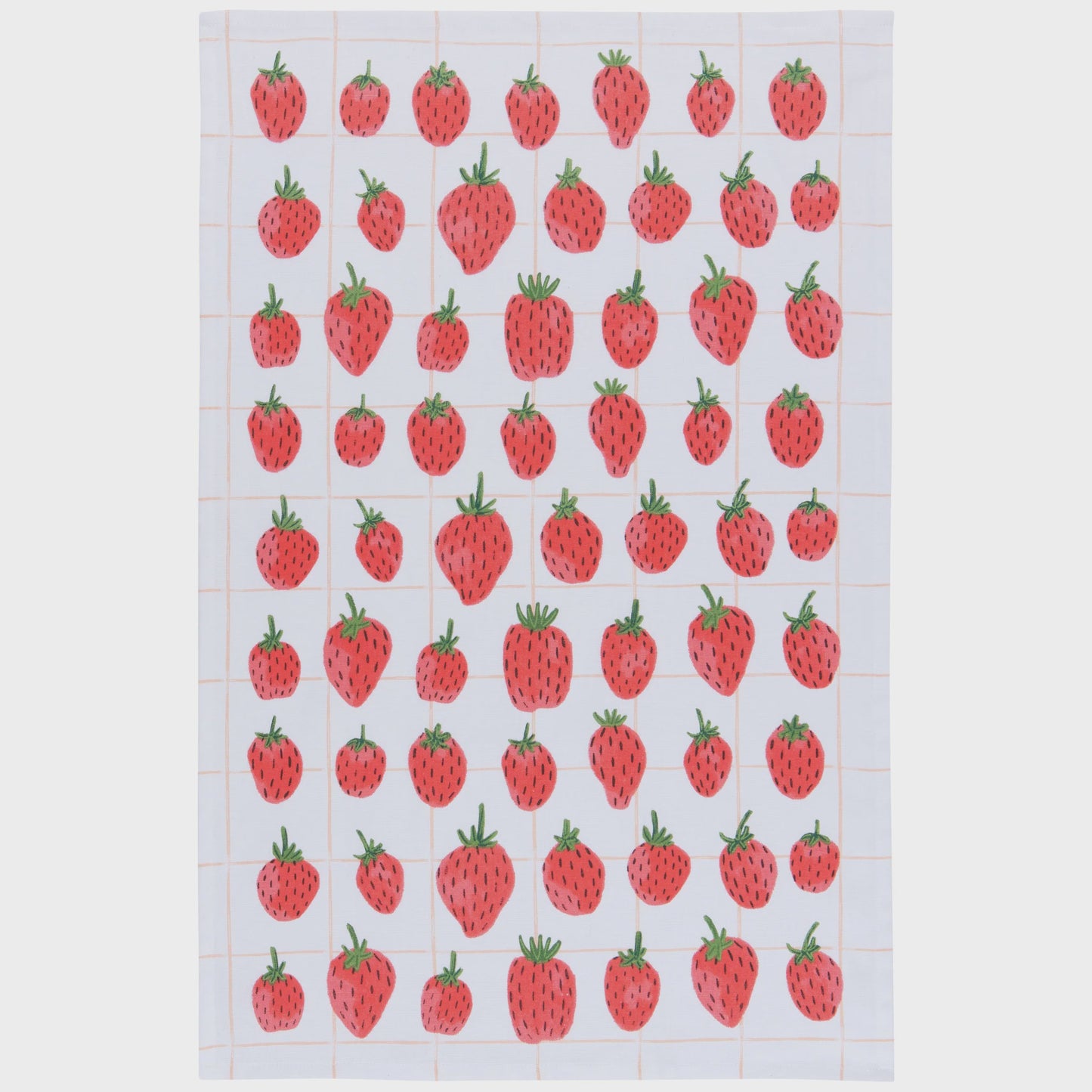 Berry Sweet Printed Cotton Dishtowel