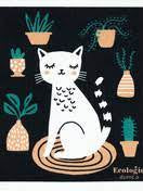 Cat Nap Swedish Cellulose Dishcloth