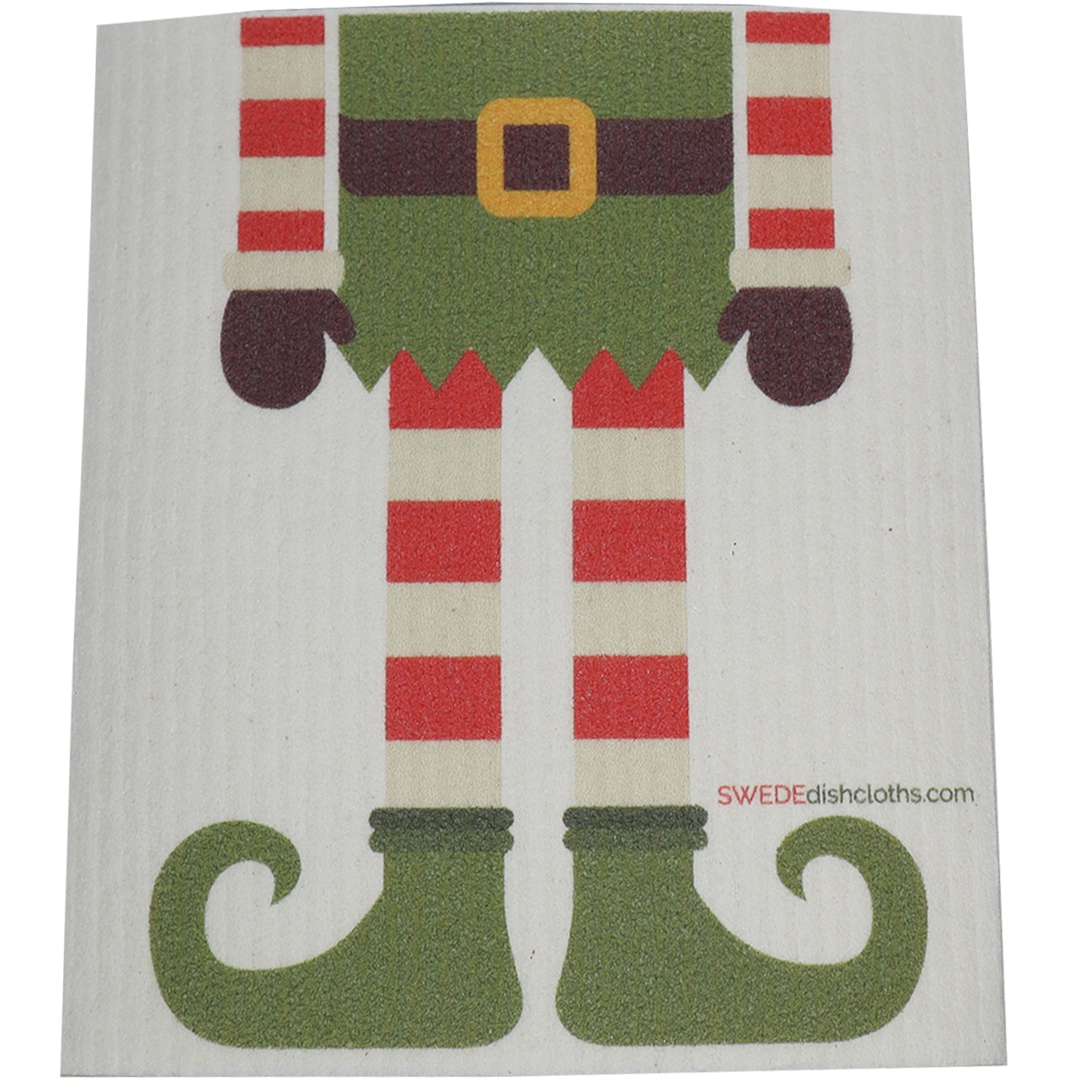 Christmas Elf Swedish Cellulose Dishcloth