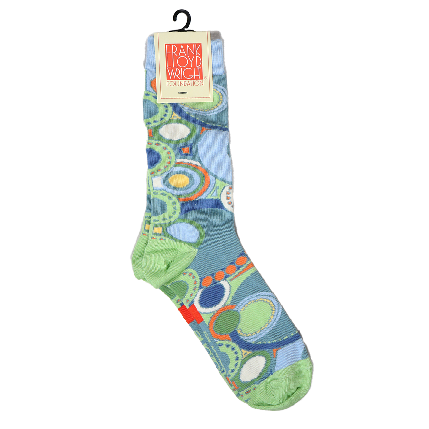 Ozone Blue Imperial Carvings FLW Socks