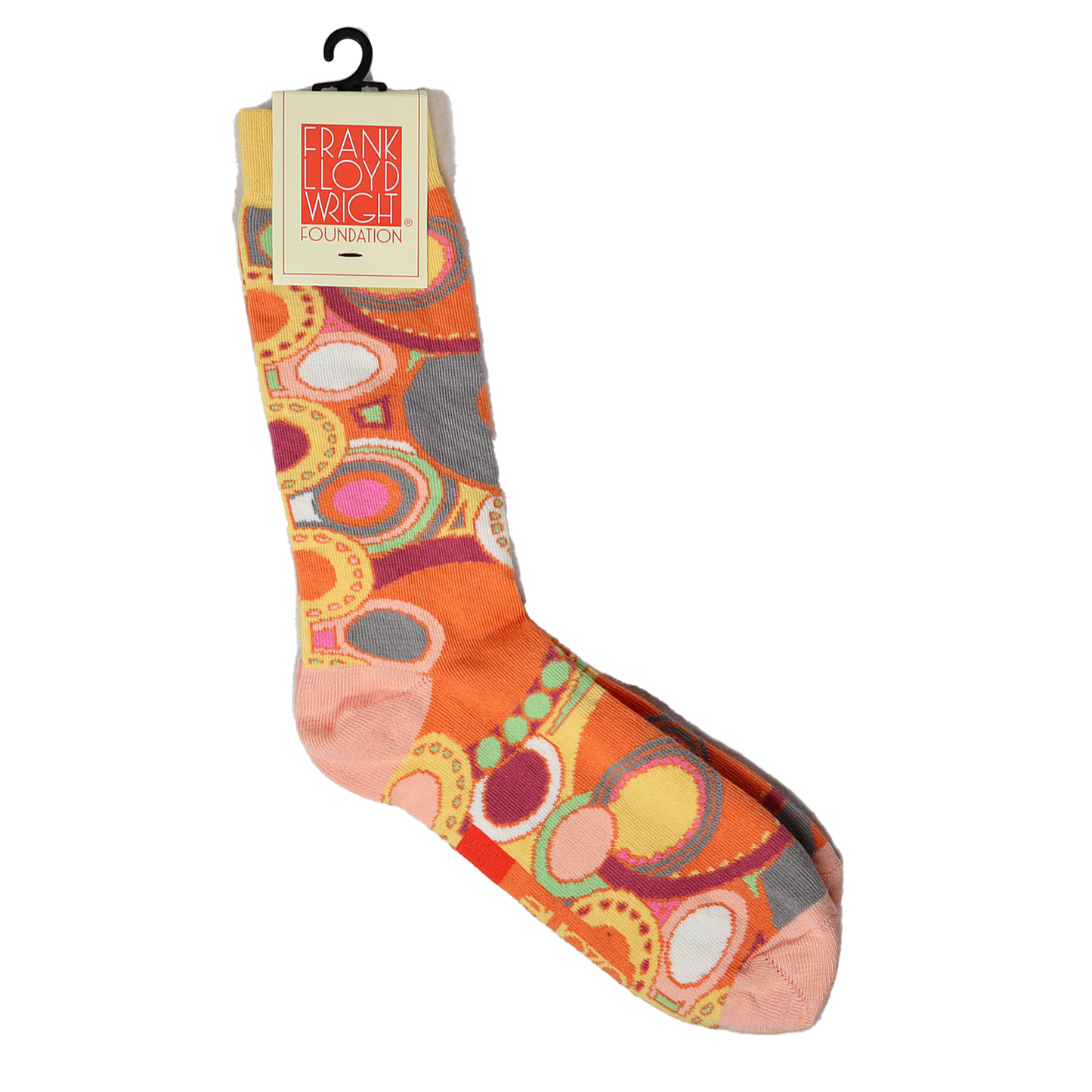 Ozone Orange Imperial Carvings FLW Socks