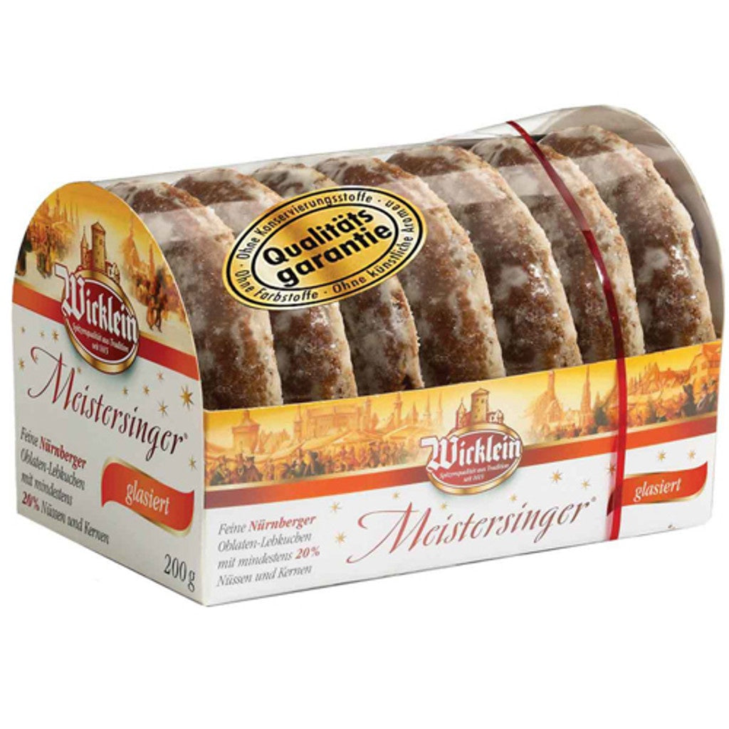 Meistersinger Glazed Lebuchen with 20% Nuts, 7 oz.