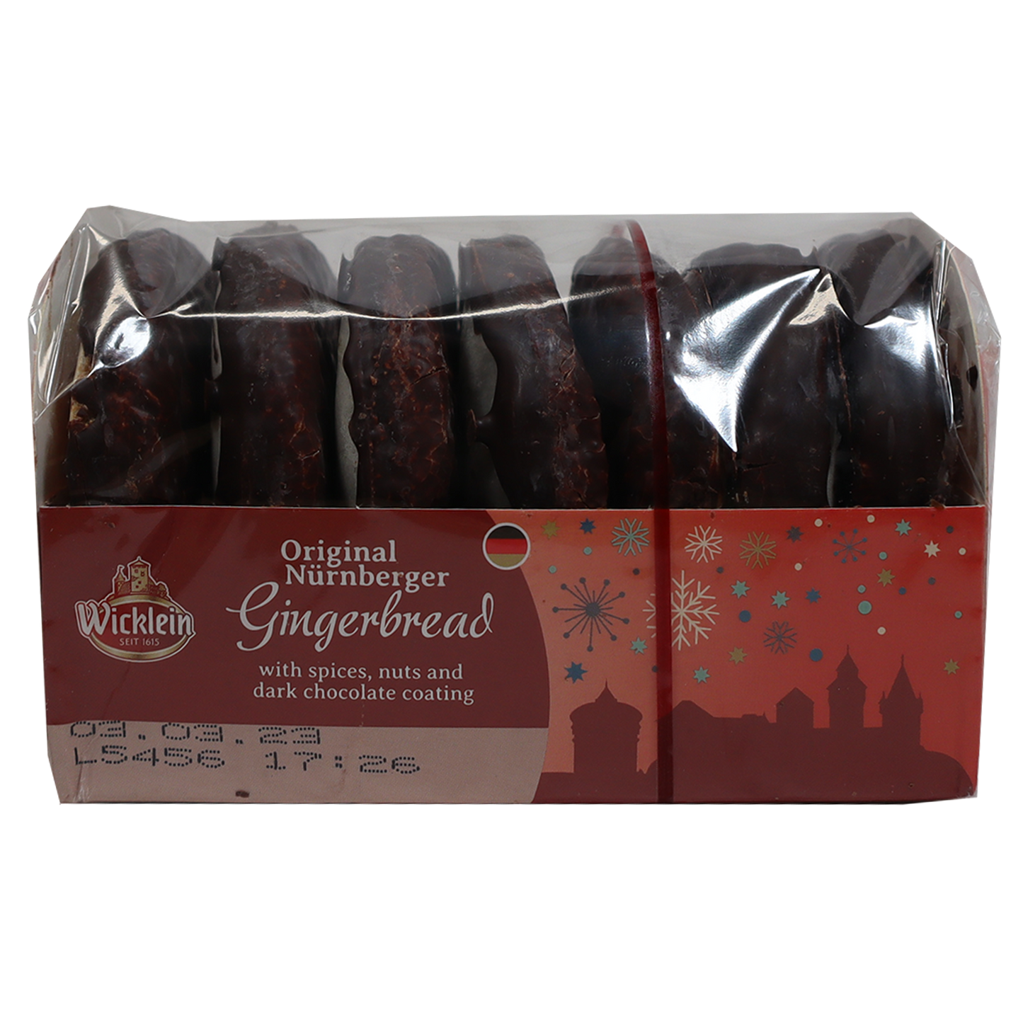 Lebkuchen with Chocolate and 14% Nuts
