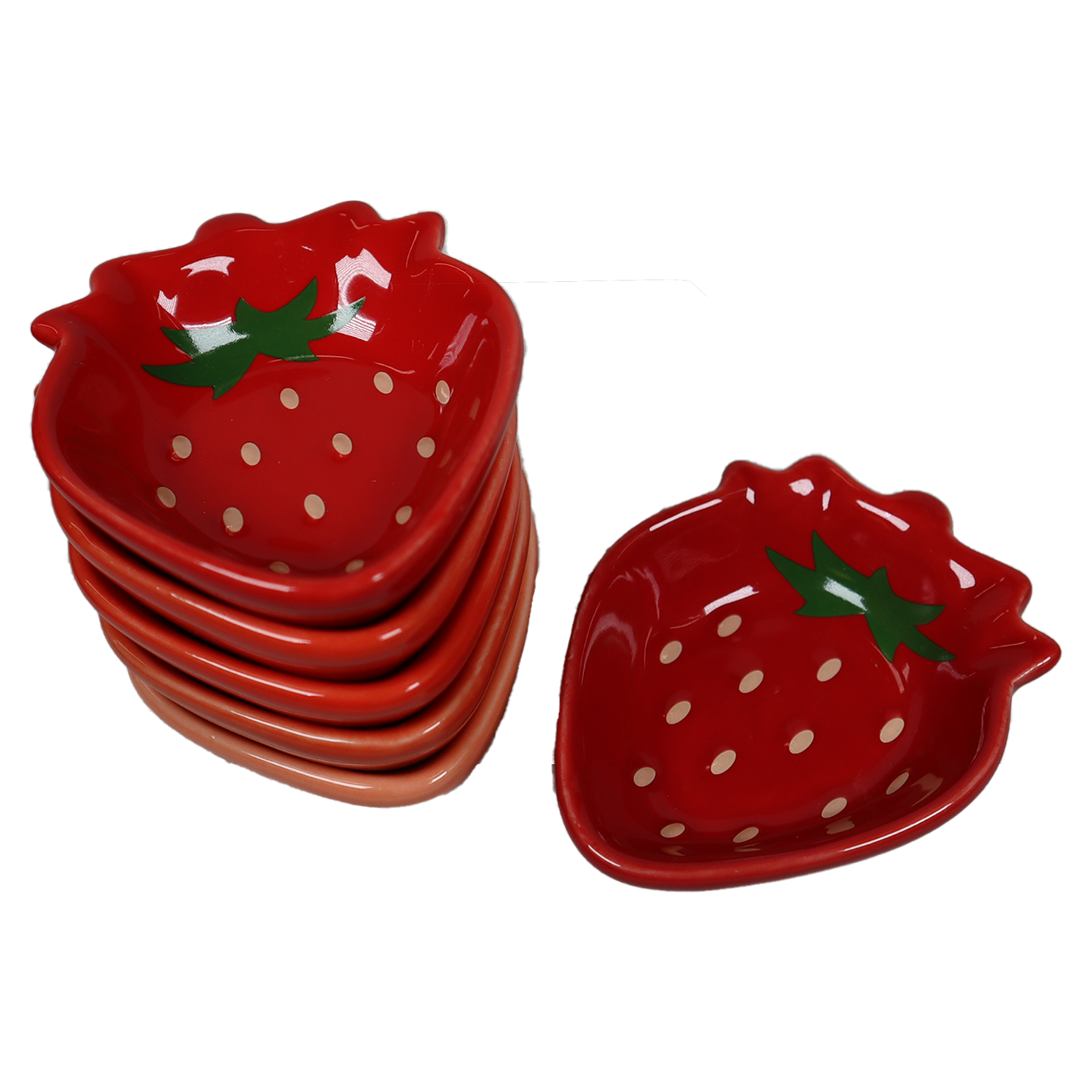 Berry Sweet Shaped Pinch Bowls Set of 6