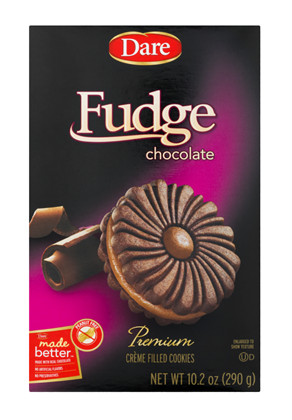 Dare Fudge Chocolate Crème Cookies