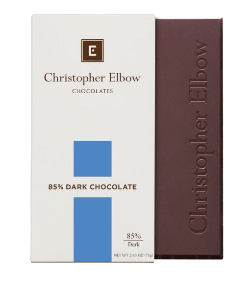 Christopher Elbow 85% Dark Chocolate Bar, 2.65 oz.