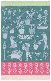Green Thumb Jacquard Dishtowel
