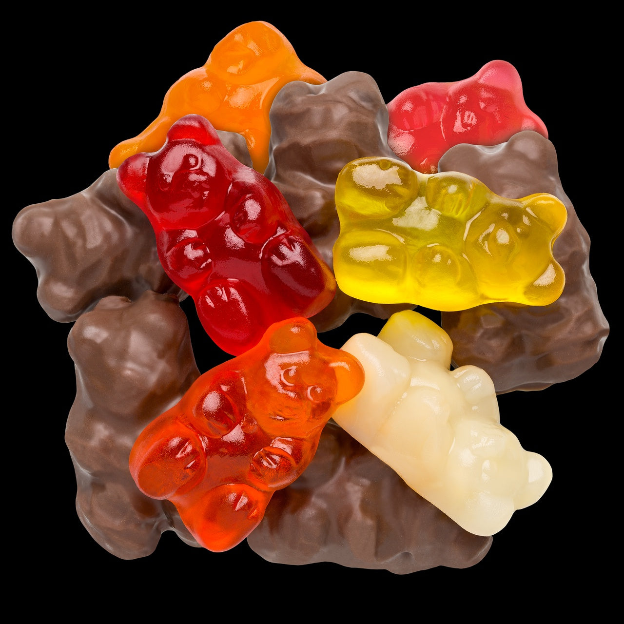 Albanese Milk Chocolate-Covered Gummi Bears, 1/4-lb.