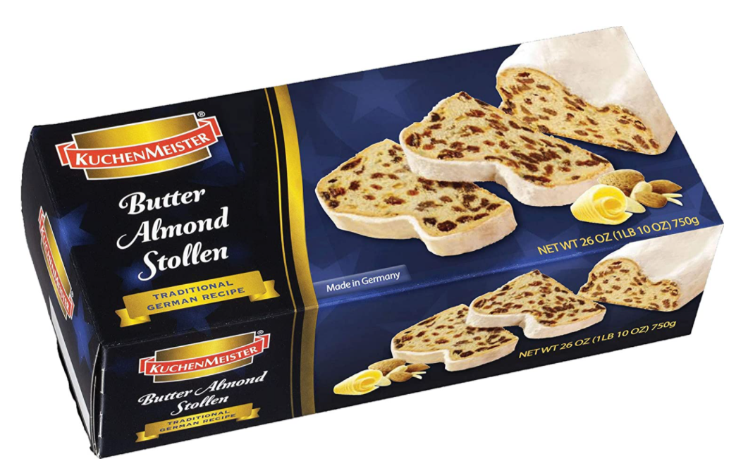 KuchenMeister Butter Almond Stollen Box, Large, 26.45 oz.