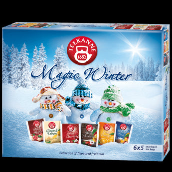 Teekanne Magic Winter Holiday Tea Assortment, 6 Flavors, 2.43 oz.