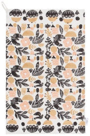 Myth Block Print Dishtowel