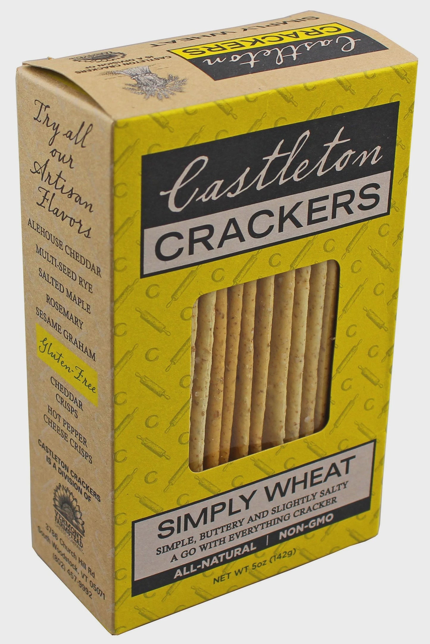 Castleton Simply Wheat Crackers, 5 oz.