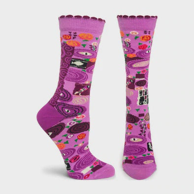 Ozone Socks, Sinuous, Violet
