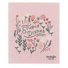 Stupid Dishes Swedish Cellulose Dishcloth