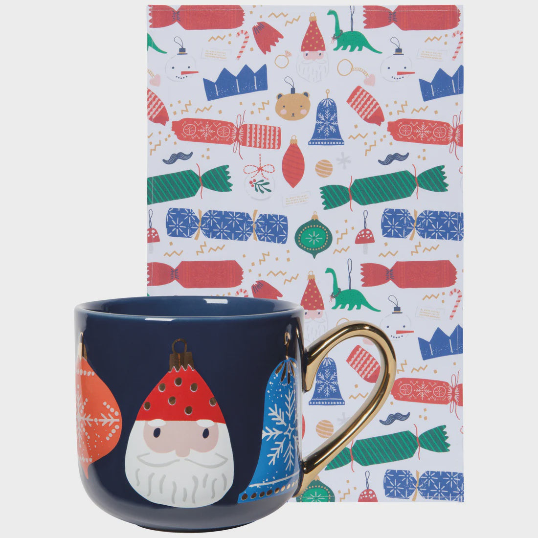 Christmas Charms Mug and Dishtowel, Set of 2