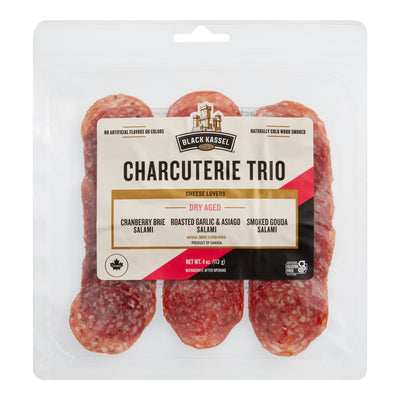Black Kassel Cheese Salami Trio, 4 oz.